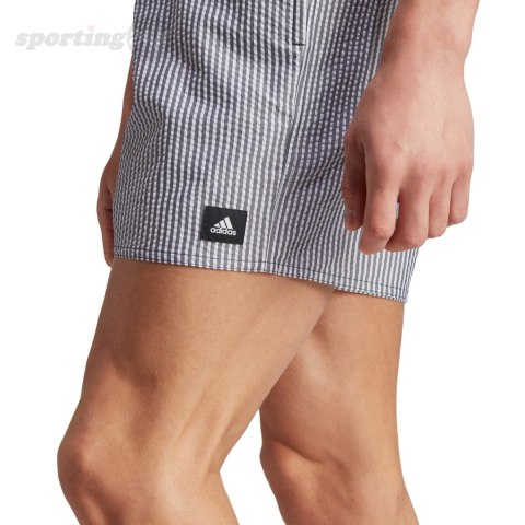 Spodenki kąpielowe męskie adidas Stripey Classics szare IL4020 Adidas Spodenki kąpielowe męskie adidas Stripey Classics szare IL4020 Adidas