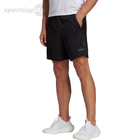 Spodenki męskie adidas Train Essentials Logo Training czarne IB8122 Adidas