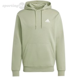 Bluza męska adidas Essentials Fleece Hoodie zielona JJ4662 Adidas