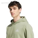 Bluza męska adidas Essentials Fleece Hoodie zielona JJ4662 Adidas