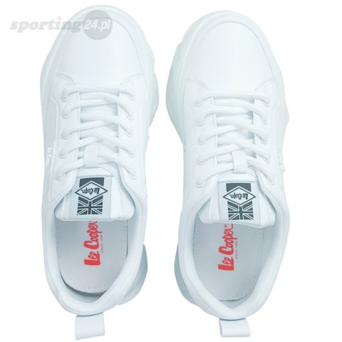 Buty damskie Lee Cooper białe LCW-24-47-2713LA Lee Cooper Buty damskie Lee Cooper białe LCW-24-47-2713LA Lee Cooper