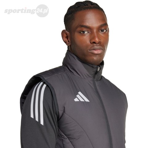 Kamizelka męska adidas Tiro 24 Competition Winterized Vest szara IM9968 Adidas teamwear Kamizelka męska adidas Tiro 24 Competition Winterized Vest szara IM9968 Adidas teamwear
