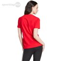 Koszulka damska adidas Loungewear Essentials Slim Logo Tee czerwona IY9189 Adidas