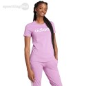 Koszulka damska adidas Loungewear Essentials Slim Logo Tee fioletowa IY9192 Adidas