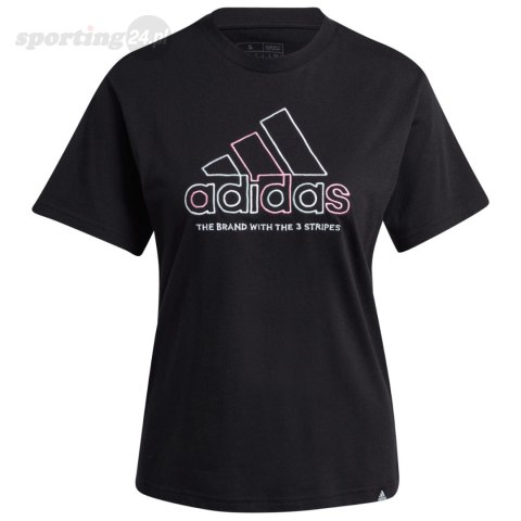 Koszulka damska adidas Xpress Logo czarna IW5161 Adidas Koszulka damska adidas Xpress Logo czarna IW5161 Adidas