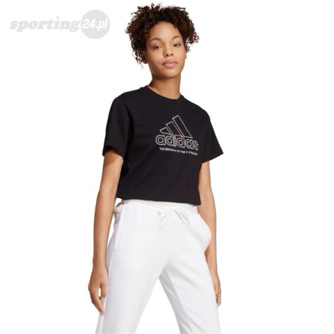 Koszulka damska adidas Xpress Logo czarna IW5161 Adidas Koszulka damska adidas Xpress Logo czarna IW5161 Adidas