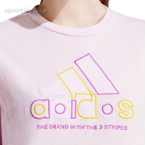 Koszulka damska adidas Xpress Logo różowa IY3413 Adidas Koszulka damska adidas Xpress Logo różowa IY3413 Adidas