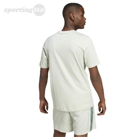 Koszulka męska adidas Essentials Single Jersey Embroidered Small Logo Tee jasnozielona IX0119 Adidas Koszulka męska adidas Essentials Single Jersey Embroidered Small Logo Tee jasnozielona IX0119 Adidas