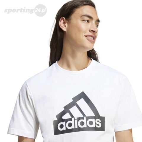 Koszulka męska adidas Modern Essentials Graphic biała IW2634 Adidas Koszulka męska adidas Modern Essentials Graphic biała IW2634 Adidas