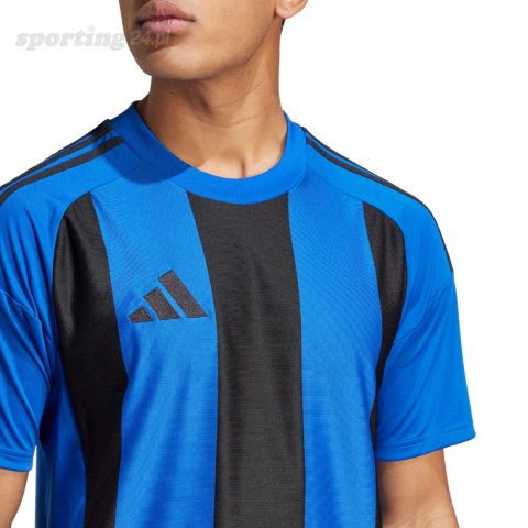 Koszulka męska adidas Striped 24 Jersey niebiesko-granatowa IW2147 Adidas teamwear Koszulka męska adidas Striped 24 Jersey niebiesko-granatowa IW2147 Adidas teamwear