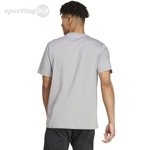 Koszulka męska adidas Tech Linear Graphic szara IY0728 Adidas Koszulka męska adidas Tech Linear Graphic szara IY0728 Adidas