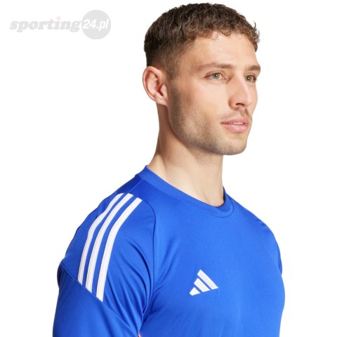 Koszulka męska adidas Tiro 24 Jersey niebieska JE1988 Adidas teamwear Koszulka męska adidas Tiro 24 Jersey niebieska JE1988 Adidas teamwear