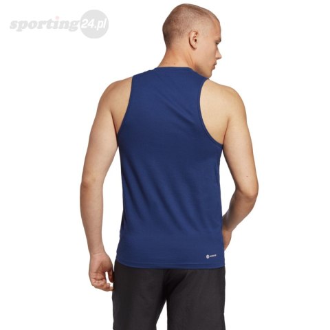 Koszulka męska adidas Train Essentials Feelready Training Sleeveless Tee granatowa IC6948 Adidas Koszulka męska adidas Train Essentials Feelready Training Sleeveless Tee granatowa IC6948 Adidas