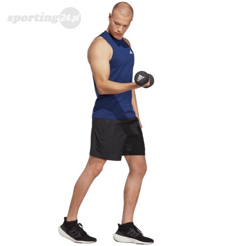 Koszulka męska adidas Train Essentials Feelready Training Sleeveless Tee granatowa IC6948 Adidas Koszulka męska adidas Train Essentials Feelready Training Sleeveless Tee granatowa IC6948 Adidas