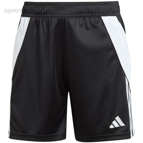 Spodenki damskie adidas Tiro 24 Training czarno-białe IJ7665 Adidas teamwear Spodenki damskie adidas Tiro 24 Training czarno-białe IJ7665 Adidas teamwear