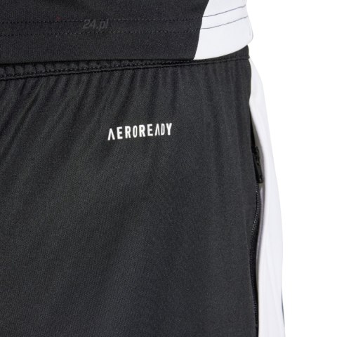 Spodenki damskie adidas Tiro 24 Training czarno-białe IJ7665 Adidas teamwear Spodenki damskie adidas Tiro 24 Training czarno-białe IJ7665 Adidas teamwear