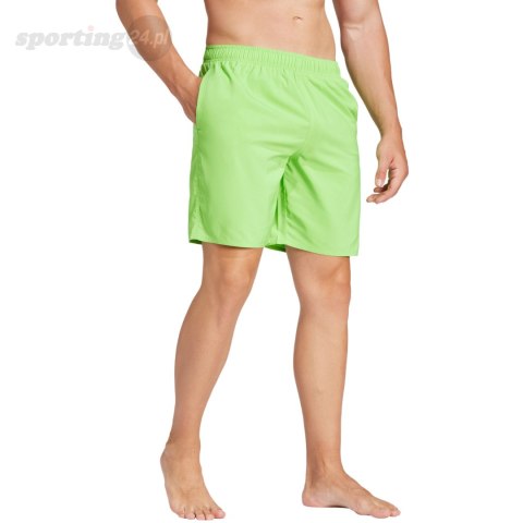 Spodenki kąpielowe męskie adidas Solid CLX Classic-Length limonkowe IR6217 Adidas Spodenki kąpielowe męskie adidas Solid CLX Classic-Length limonkowe IR6217 Adidas