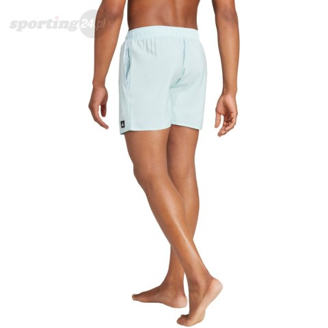 Spodenki kąpielowe męskie adidas Solid CLX Short-Length błękitne IX7580 Adidas Spodenki kąpielowe męskie adidas Solid CLX Short-Length błękitne IX7580 Adidas
