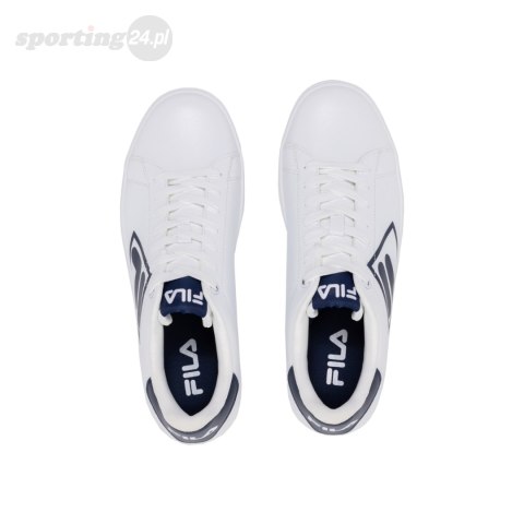 Buty męskie Fila Courtbay Logo biało-granatowe FFM0364 13037 Fila Buty męskie Fila Courtbay Logo biało-granatowe FFM0364 13037 Fila