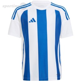 Koszulka dla dzieci adidas Striped 24 biało-niebieska IW2134 Adidas teamwear