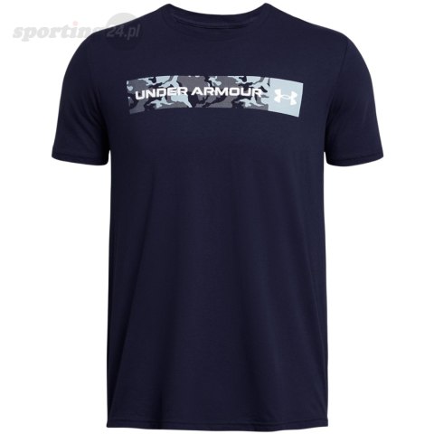 Koszulka męska Under Armour Camo Chest Stripe granatowa 1376830 410 Under Armour Koszulka męska Under Armour Camo Chest Stripe granatowa 1376830 410 Under Armour