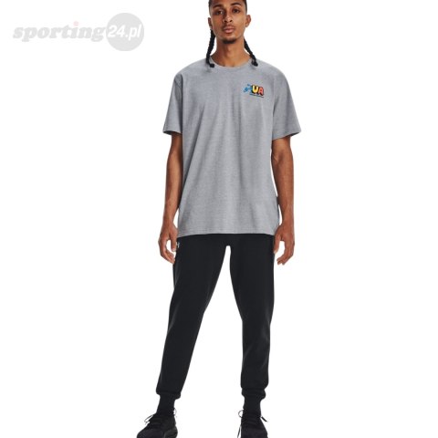Spodnie męskie Under Armour Rival Fleece Joggers czarne 1379774 001 Under Armour Spodnie męskie Under Armour Rival Fleece Joggers czarne 1379774 001 Under Armour