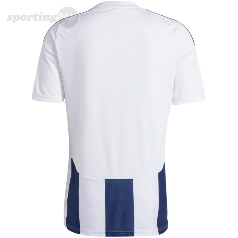 Koszulka męska adidas Striped 24 Jersey biało-niebieska IW4554 Adidas teamwear Koszulka męska adidas Striped 24 Jersey biało-niebieska IW4554 Adidas teamwear