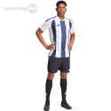 Koszulka męska adidas Striped 24 Jersey biało-niebieska IW4554 Adidas teamwear Koszulka męska adidas Striped 24 Jersey biało-niebieska IW4554 Adidas teamwear