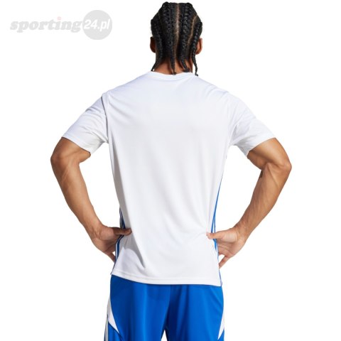 Koszulka męska adidas Tabela 23 Jersey biało-niebieska JI8824 Adidas teamwear Koszulka męska adidas Tabela 23 Jersey biało-niebieska JI8824 Adidas teamwear