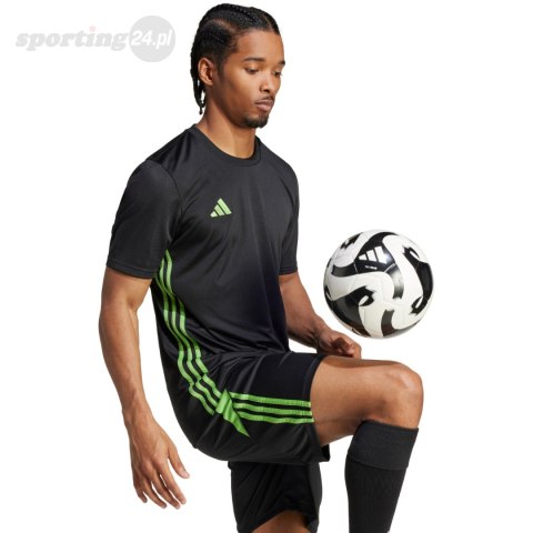 Koszulka męska adidas Tabela 23 Jersey czarno-limonkowa JI8825 Adidas teamwear Koszulka męska adidas Tabela 23 Jersey czarno-limonkowa JI8825 Adidas teamwear