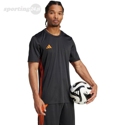Koszulka męska adidas Tabela 23 Jersey czarno-pomarańczowa JI8826 Adidas teamwear Koszulka męska adidas Tabela 23 Jersey czarno-pomarańczowa JI8826 Adidas teamwear