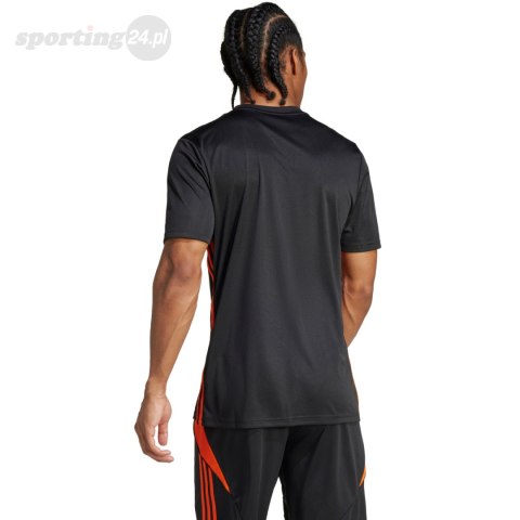 Koszulka męska adidas Tabela 23 Jersey czarno-pomarańczowa JI8826 Adidas teamwear Koszulka męska adidas Tabela 23 Jersey czarno-pomarańczowa JI8826 Adidas teamwear