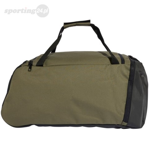 Torba adidas Essentials 3-Stripes Duffel M oliwkowa IZ1918 Adidas Torba adidas Essentials 3-Stripes Duffel M oliwkowa IZ1918 Adidas