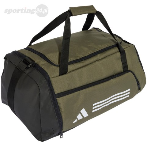 Torba adidas Essentials 3-Stripes Duffel M oliwkowa IZ1918 Adidas Torba adidas Essentials 3-Stripes Duffel M oliwkowa IZ1918 Adidas
