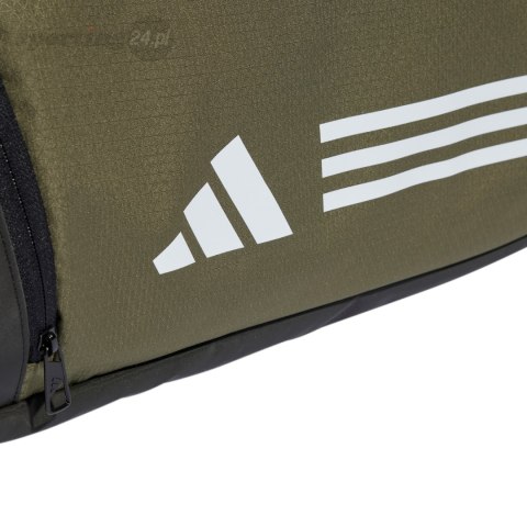 Torba adidas Essentials 3-Stripes Duffel M oliwkowa IZ1918 Adidas Torba adidas Essentials 3-Stripes Duffel M oliwkowa IZ1918 Adidas