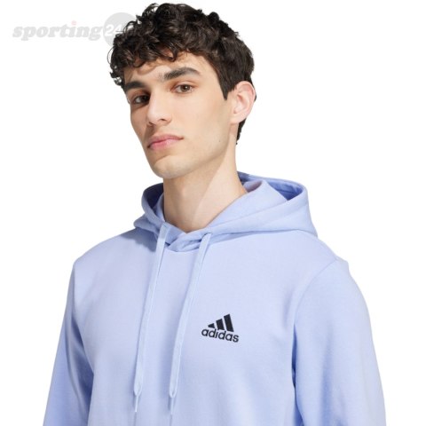 Bluza męska adidas Essentials Fleece Hoodie jasnoniebieska IZ4761 Adidas Bluza męska adidas Essentials Fleece Hoodie jasnoniebieska IZ4761 Adidas