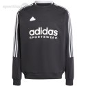 Bluza męska adidas House of Tiro Fleece czarno-biała IW0172 Adidas