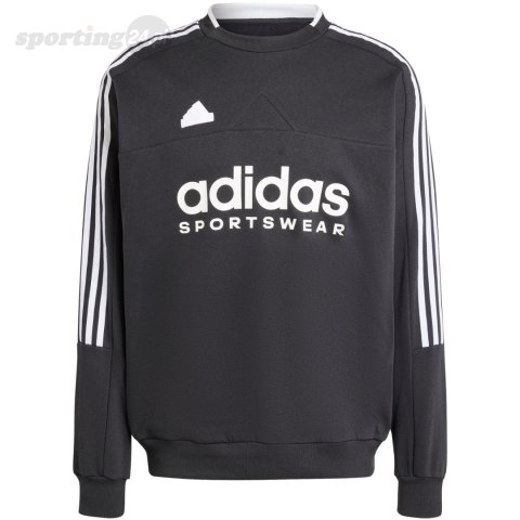 Bluza męska adidas House of Tiro Fleece czarno-biała IW0172 Adidas Bluza męska adidas House of Tiro Fleece czarno-biała IW0172 Adidas