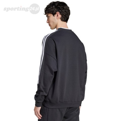 Bluza męska adidas House of Tiro Fleece czarno-biała IW0172 Adidas Bluza męska adidas House of Tiro Fleece czarno-biała IW0172 Adidas