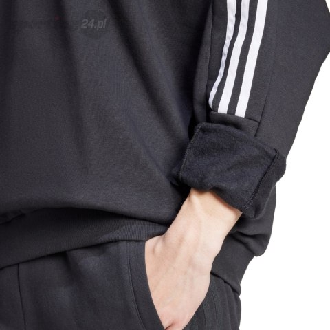 Bluza męska adidas House of Tiro Fleece czarno-biała IW0172 Adidas Bluza męska adidas House of Tiro Fleece czarno-biała IW0172 Adidas