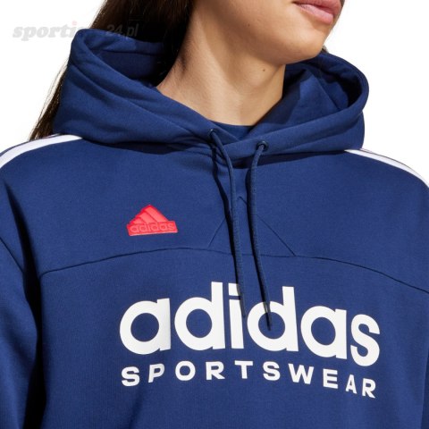 Bluza męska adidas House of Tiro Nations Pack Hoodie granatowa IY4530 Adidas Bluza męska adidas House of Tiro Nations Pack Hoodie granatowa IY4530 Adidas
