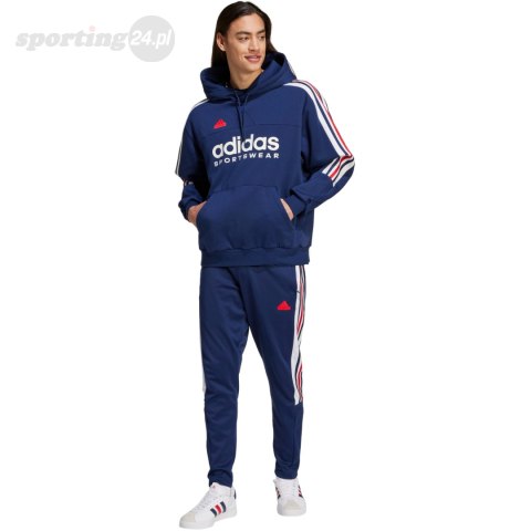 Bluza męska adidas House of Tiro Nations Pack Hoodie granatowa IY4530 Adidas Bluza męska adidas House of Tiro Nations Pack Hoodie granatowa IY4530 Adidas