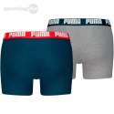 Bokserki męskie Puma Everyday Basic 2p niebieskie, szare 938320 05 Puma