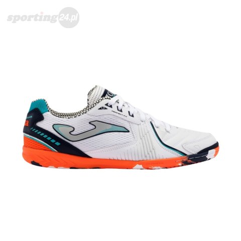 Buty piłkarskie Joma Dribling Indoor 2432 biało-pomarańczowe DRIW2432IN Joma Buty piłkarskie Joma Dribling Indoor 2432 biało-pomarańczowe DRIW2432IN Joma
