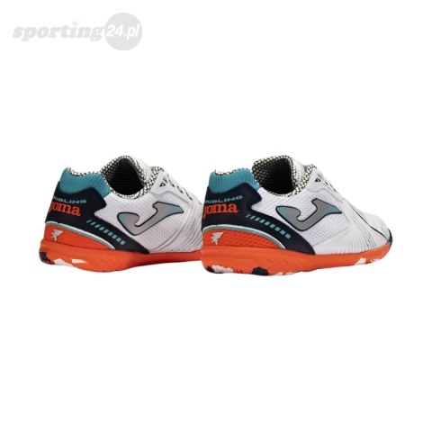 Buty piłkarskie Joma Dribling Indoor 2432 biało-pomarańczowe DRIW2432IN Joma Buty piłkarskie Joma Dribling Indoor 2432 biało-pomarańczowe DRIW2432IN Joma