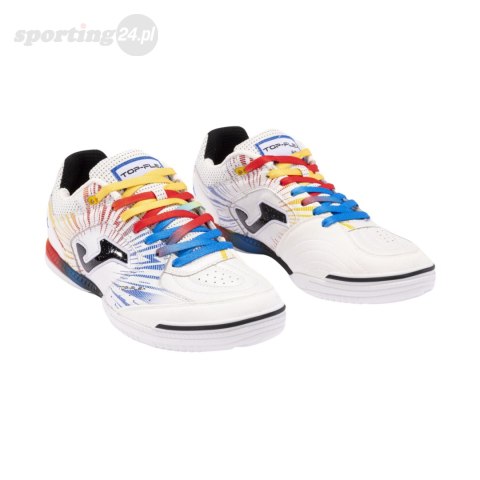 Buty piłkarskie Joma Top Flex 2476 Indoor biało-czerwone TOPW2476IN Joma Buty piłkarskie Joma Top Flex 2476 Indoor biało-czerwone TOPW2476IN Joma
