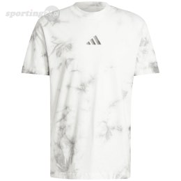 Koszulka męska adidas All Szn Wash Tee biało-szara IX1260 Adidas