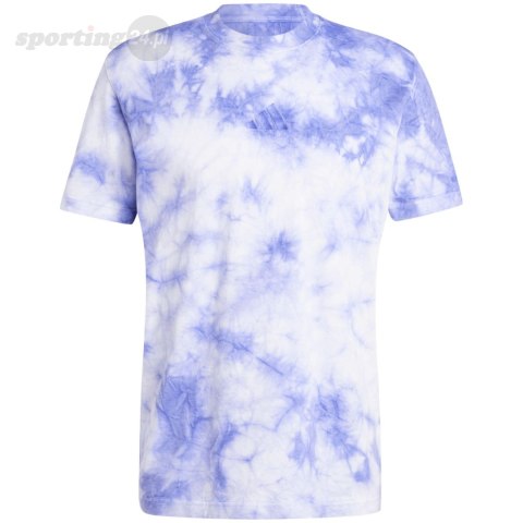 Koszulka męska adidas All Szn Wash Tee niebiesko-biała IY6588 Adidas