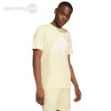 Koszulka męska adidas Essentials Single Jersey Big Logo Tee żółta IX0135 Adidas
