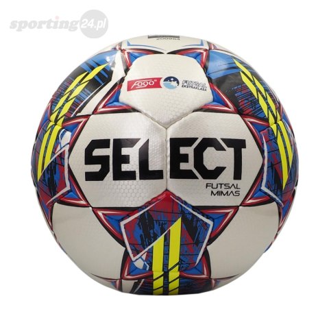 Piłka nożna Select Futsal Mimas Fogo Ekstraklasa FIFA Basic biało-niebiesko-czerwona 18666 Select Piłka nożna Select Futsal Mimas Fogo Ekstraklasa FIFA Basic biało-niebiesko-czerwona 18666 Select